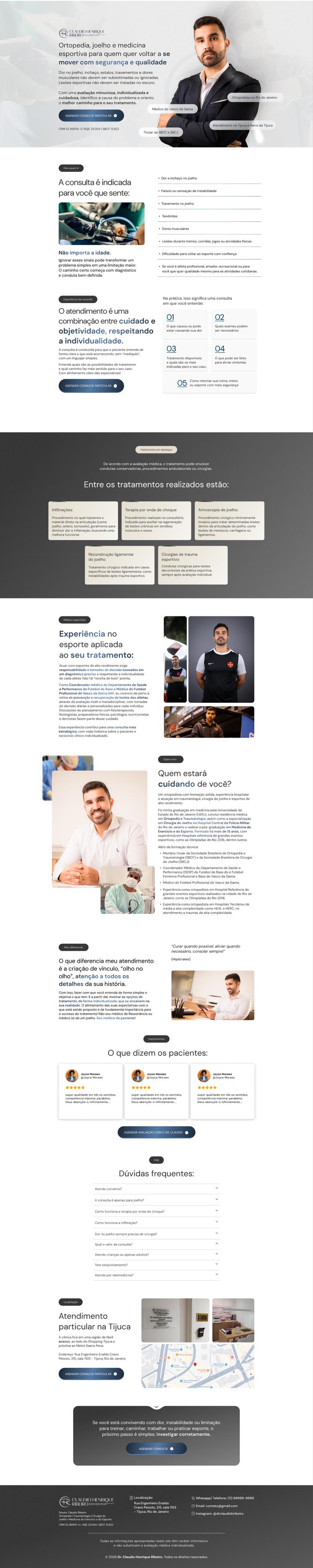 Site do Dr. Cláudio Henrique