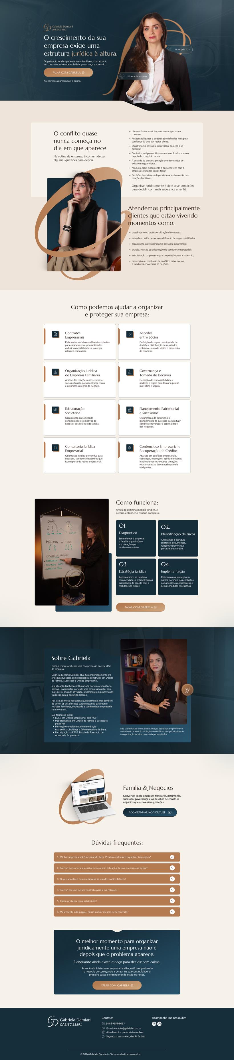 Site de Gabriela Damiani